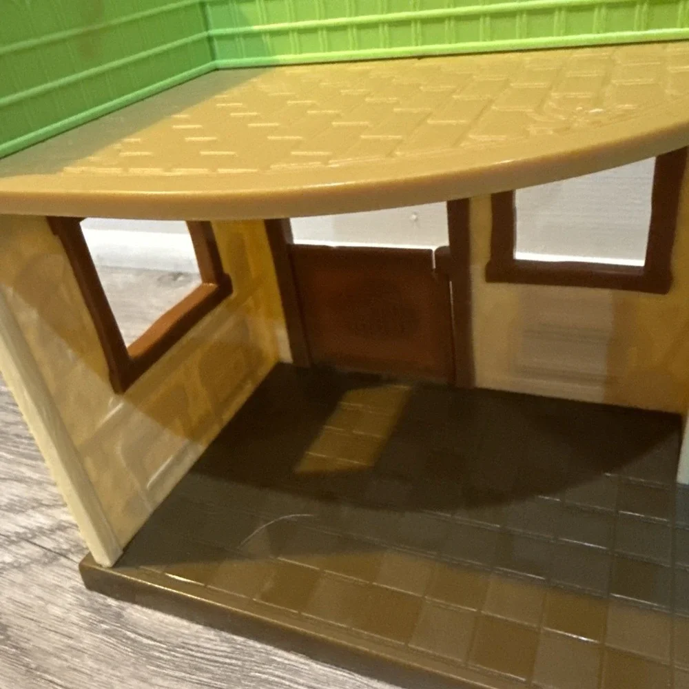 Li'L Woodzeez Post N Pizza Shop Dollhouse Playset